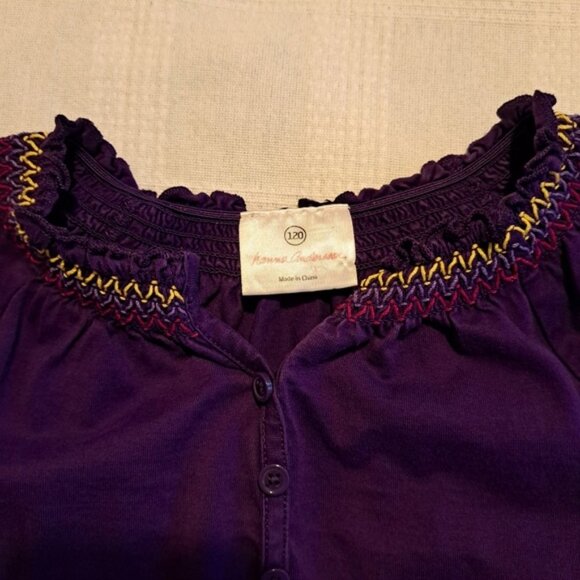 Hanna Andersson Purple Long Sleeve Tee - Picture 2 of 5